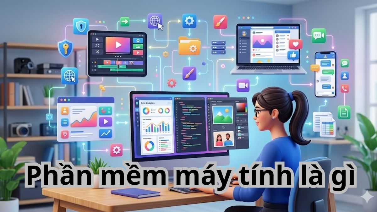 Phần mềm máy tính là gì? Phân loại và vai trò thực tế